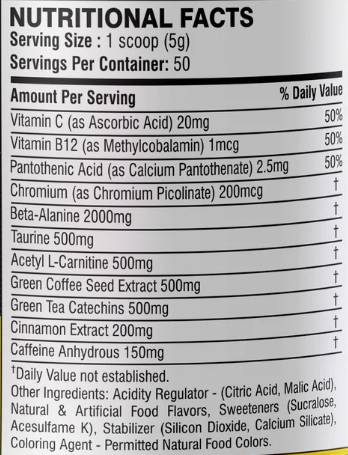 Ripper Fat Burner Powder - 250 грама