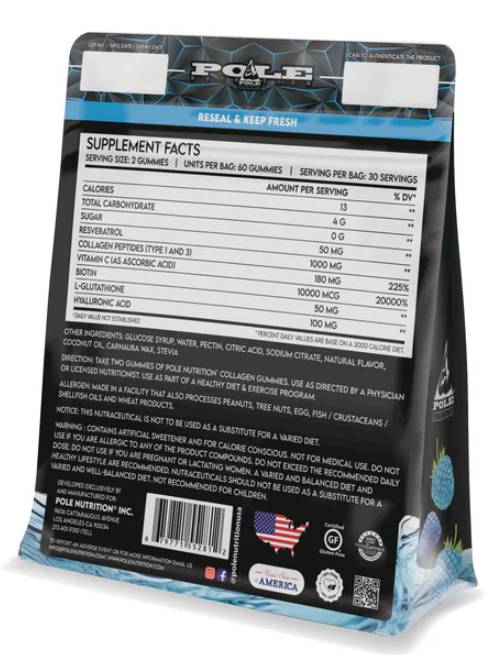 Collagen Gummies | Collagen Peptides Type 1 & 3 - 60 желирани бонбони