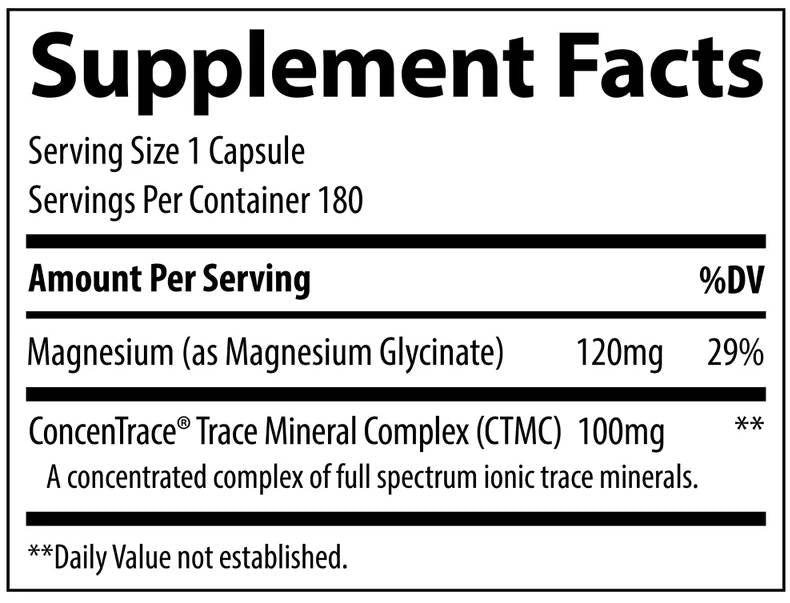 Magnesium Glycinate 120 mg - 180 капсули - Feel You