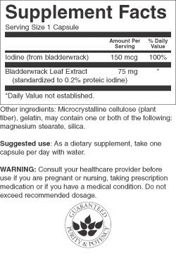 Bladderwrack 500 mg 60 капсули - Feel You