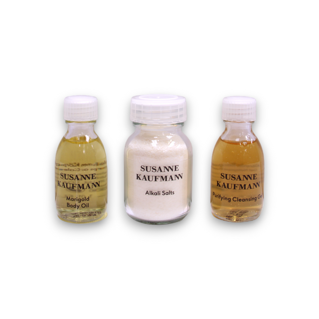 Susanne's Home Spa Collection Set Susanne Kaufmann: Face Cleansers, Paraben-Free, Purifying, Cleansing Gel, For Face, 30 ml + Body Lotions & Creams, Sulfates-Free, Nourishing, Body Butter, Day, 15 ml + Face Masks & Exfoliators, Enzyme, Exfoliating Clea... - Feel You