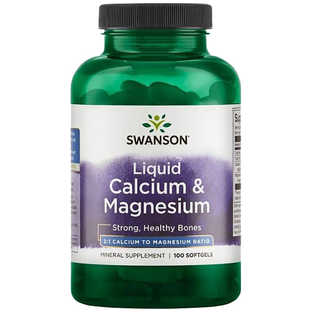 Liquid Calcium & Magnesium - 100 Гел капсули - Feel You