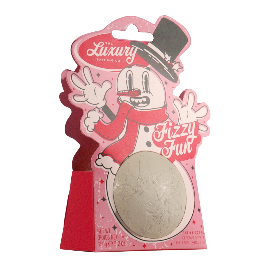 The Luxury Bathing Company, Fizzy Fun, Hydrating & Softening, Vanilla, Bath Bomb, Vanilla, 150 g