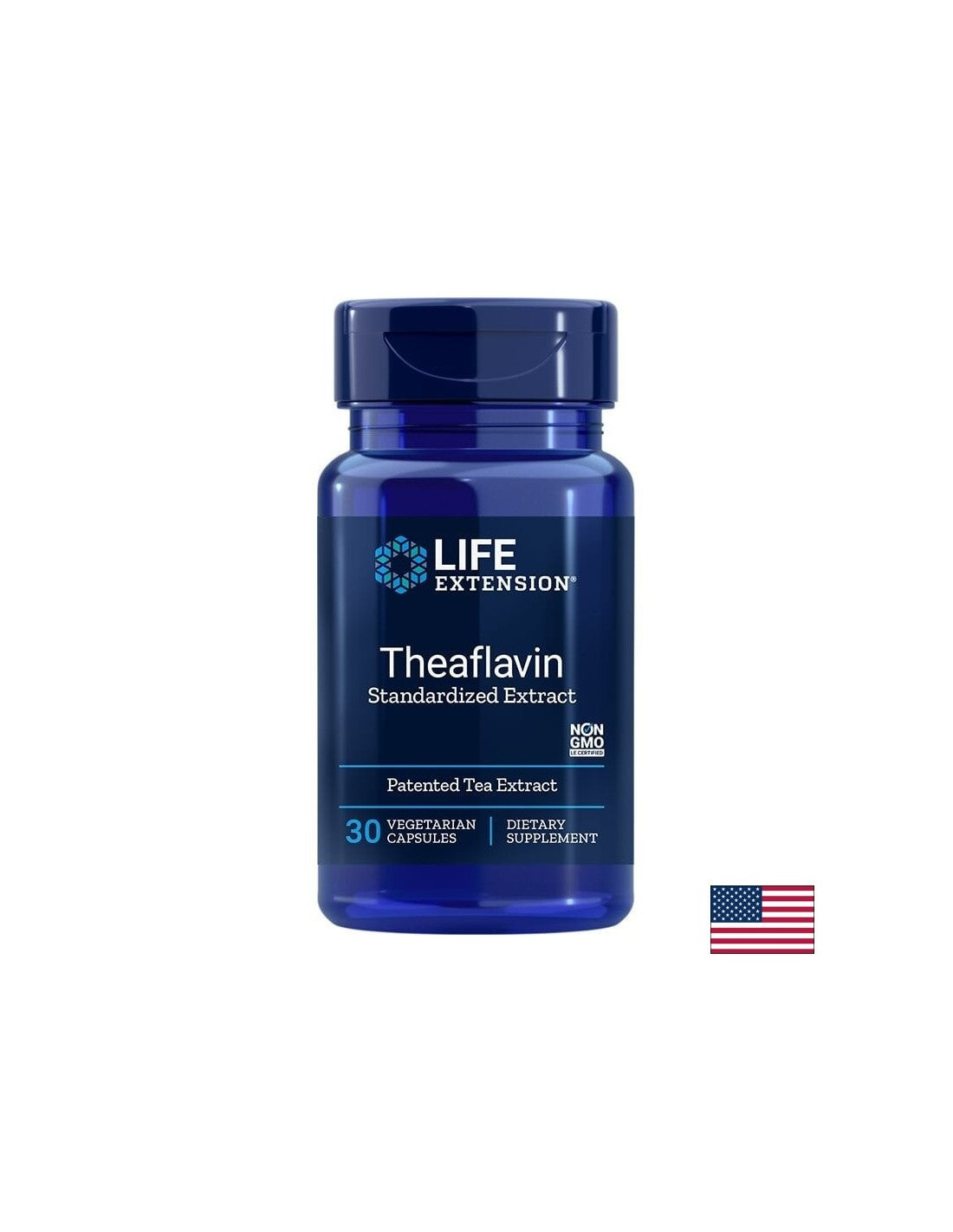Theaflavin - Standardized black tea extract x 30 capsules