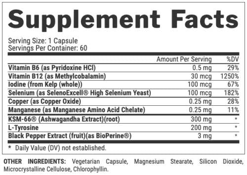 Lipo 6 Black Thyrolean Ultra Concentrate | Thyroid Metabolic Formula - 60 капсули - Feel You