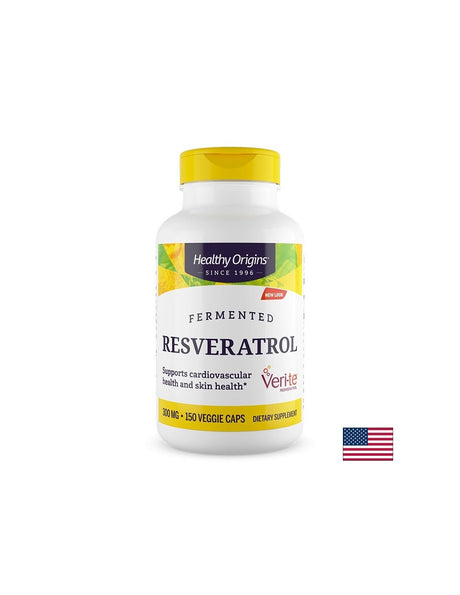 Транс-ресвератрол (98%) Veri-te® – Кръвообращение и клетъчна защита, 300 mg, 150 капсули - Feel You