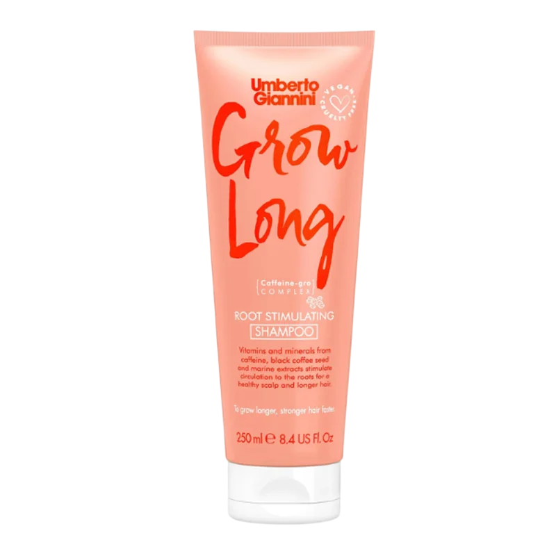 Umberto Giannini, Grow Long, Vegan & Cruelty-Free, Hair Shampoo, Growth Stimulating & Nourishing, 250 ml
