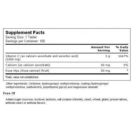 Vitamin C Buffered 1000 mg 100 Таблетки - Feel You