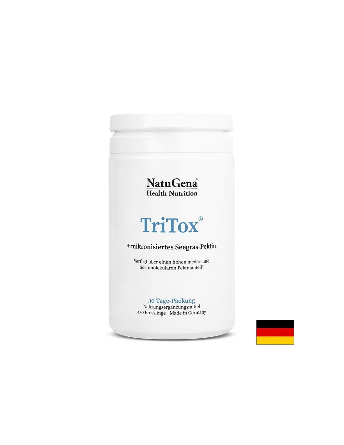 В подкрепа на имунитета и нормалното телесно тегло - TriTox®  (комплекс от Хлорела и пектин от морски водорасли), 450 таблетки
