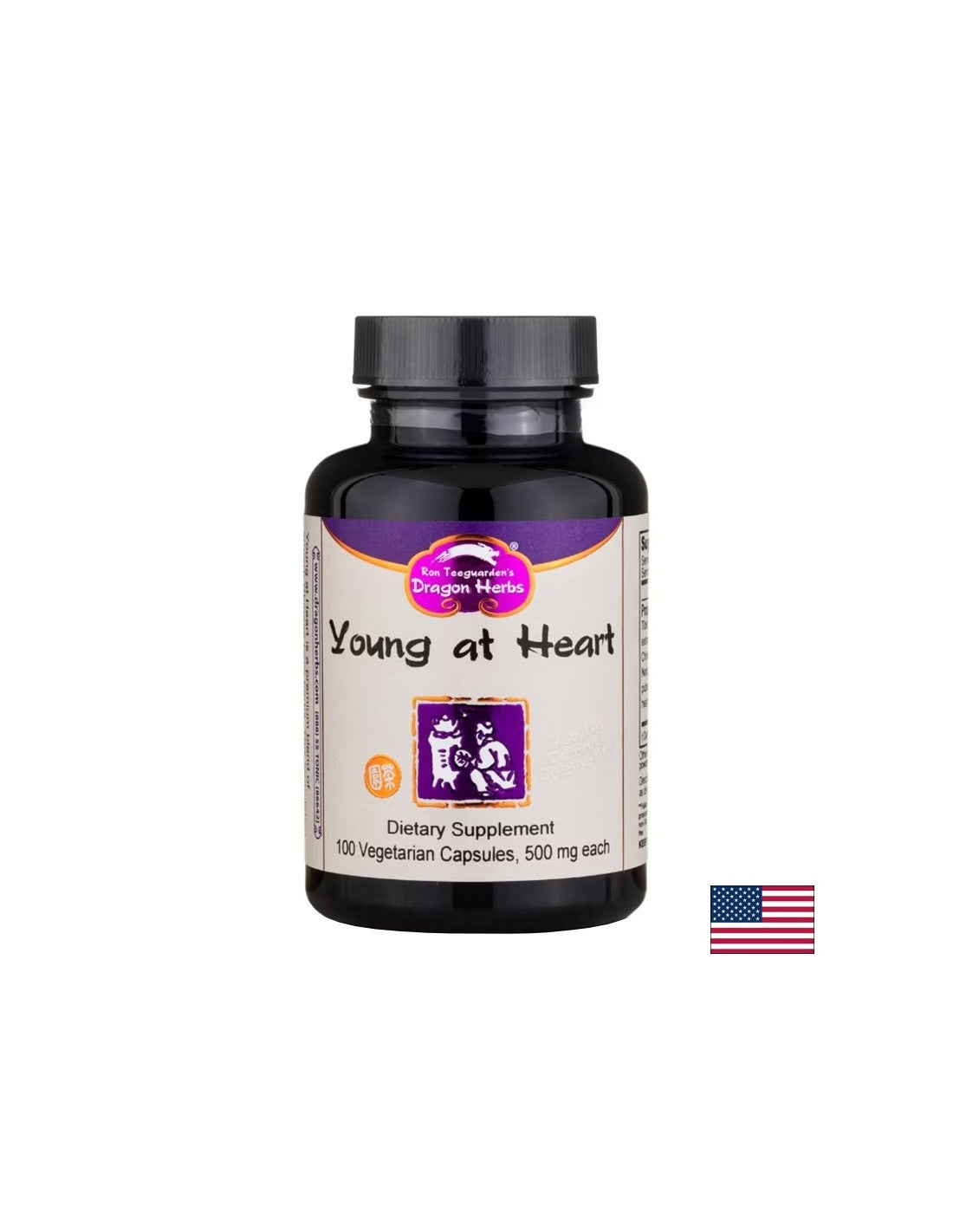 В подкрепа на кръвообращението и сърдечната функция- Young at Heart, 100 капсули