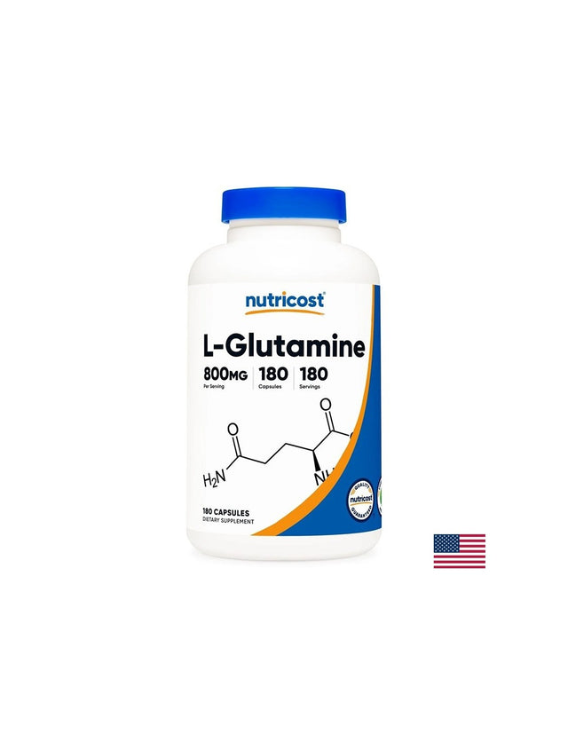 В подкрепа на мускулите и чревната функция - L-Глутамин, 800 mg х 180 капсули - Feel You