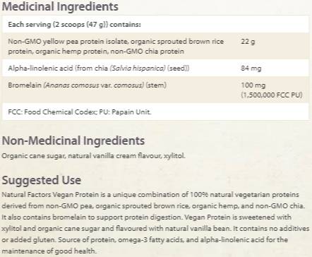 Vegan Protein Factors 340 грама - Feel You