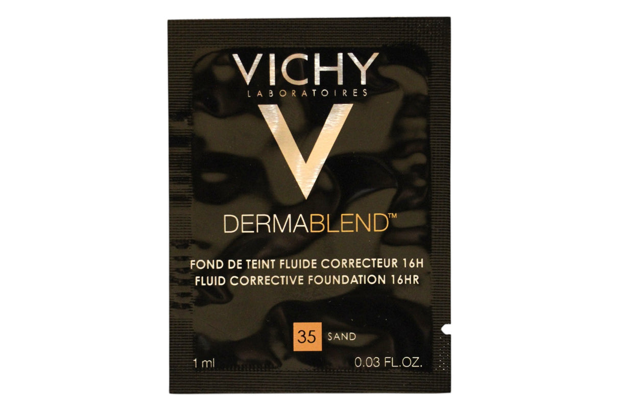 Vichy, DERMABLEND, Hydrating, Liquid Foundation, 35, Sand, 1 ml *Sample - Feel You