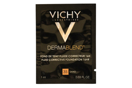 Vichy, DERMABLEND, Hydrating, Liquid Foundation, 35, Sand, 1 ml *Sample - Feel You