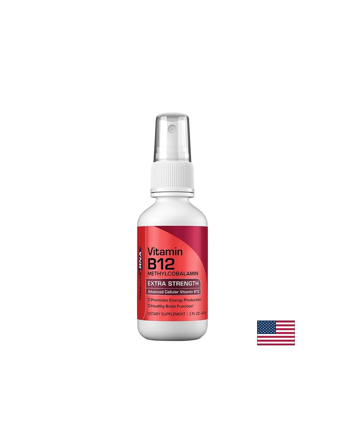 Vitamin B12 (methylcobalamin) – Natural energy, healthy nervous system and heart function, 1500 μg, 60 ml spray
