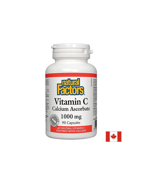 Vitamin C 1000 mg | Calcium Ascorbate Caps - 90 капсули - Feel You