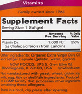 Vitamin D-3 1000 IU - 180 Gel capsules