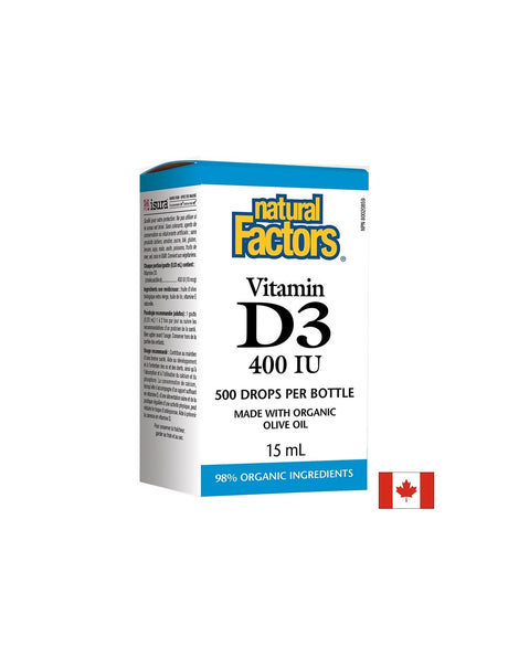 Vitamin D3 400 IU Drops - 15 мл - Feel You