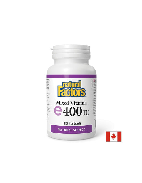 Витамин Е (токофероли микс) - антиоксидант, 268 mg/ 400 IU Natural Factors - Feel You
