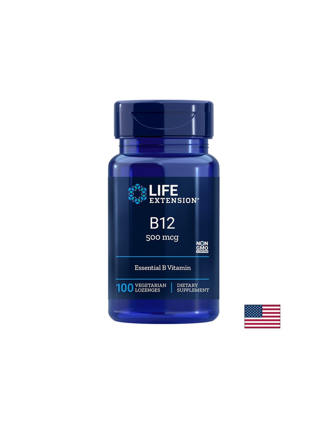 Vitamin B12/ Витамин В12 500 mcg x 100 таблетки за смучене - Feel You