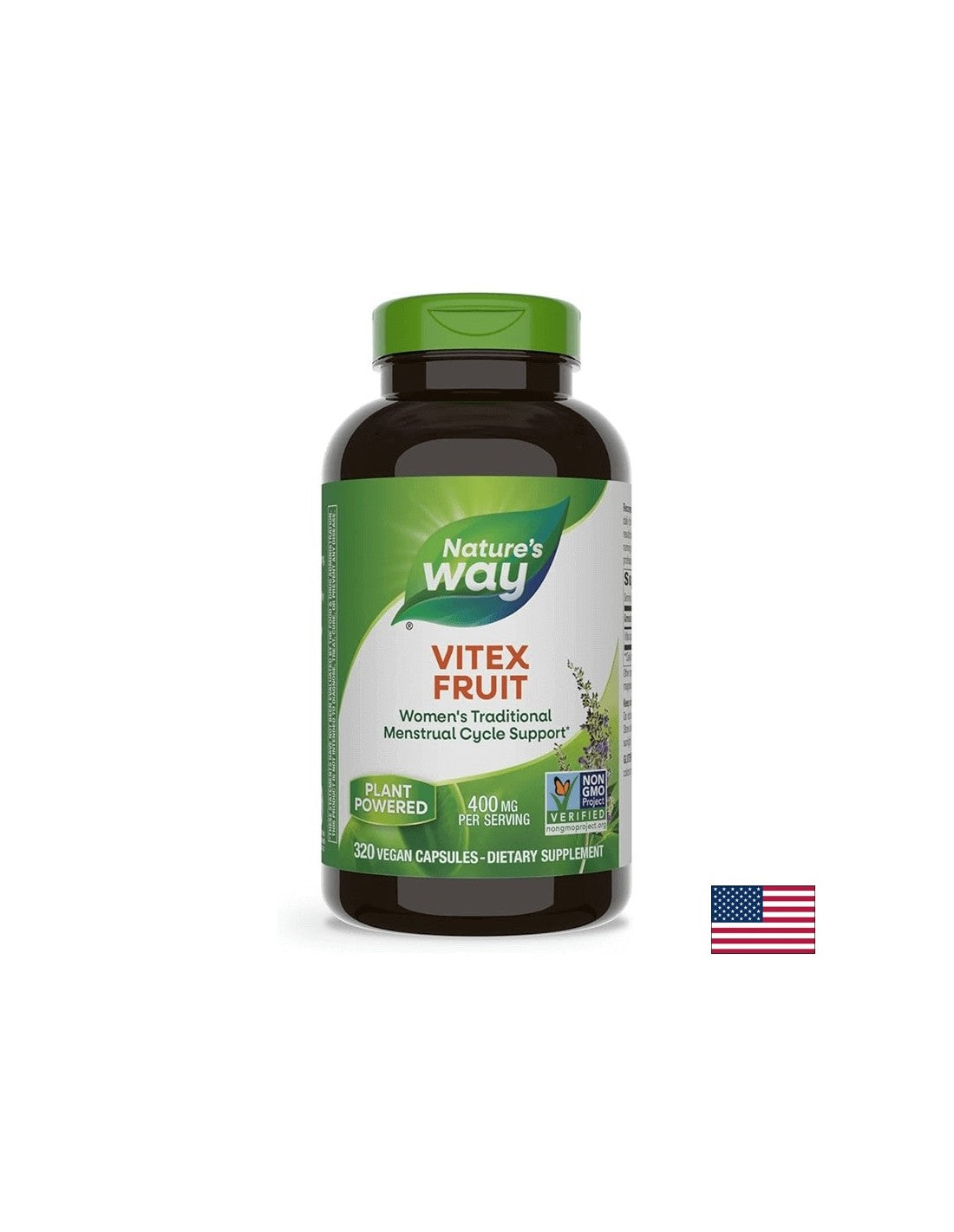 Vitex Fruit/ Витекс (плод) 400 mg x 320 капсули Nature’s Way - Feel You