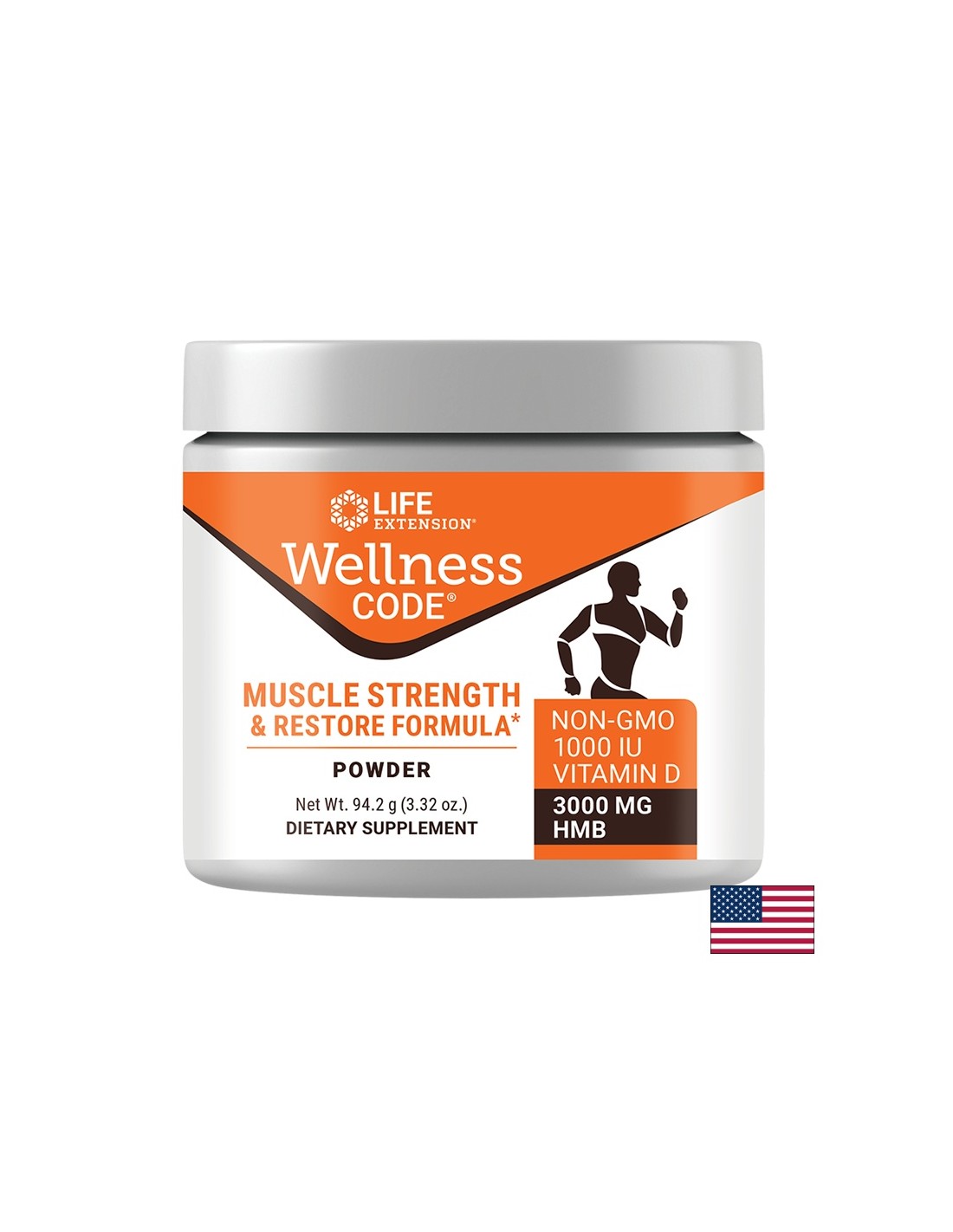 Мускулна функция - Wellness Code, 94.2 g прах