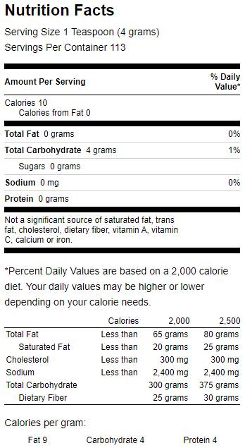 100% Pure Non-GMO Xylitol Granules 454 грама - Feel You