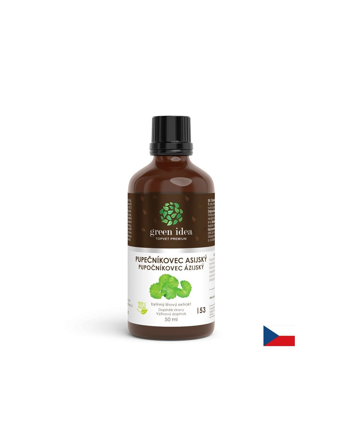 For blood circulation, venous system and brain - Gotu Kola, 50 ml tincture
