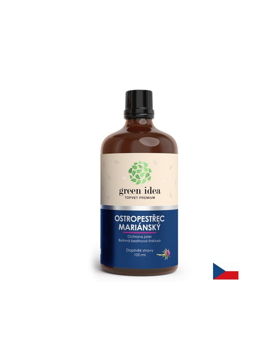 Здраве за черния дроб - Бял трън, 100 ml тинктура (без алкохол)